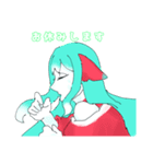蛇型娘、ラミアとヒュドラさん（個別スタンプ：17）