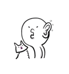 白い人と猫のふぅこ3（個別スタンプ：29）