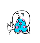 白い人と猫のふぅこ3（個別スタンプ：33）