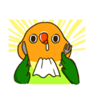 ボタンインコ ポンカン（個別スタンプ：20）