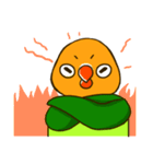 ボタンインコ ポンカン（個別スタンプ：24）