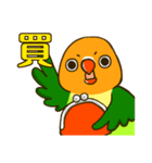 ボタンインコ ポンカン（個別スタンプ：37）