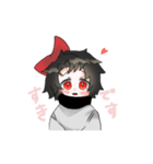 感情が激しい創作達（創作ちゃんver.）（個別スタンプ：7）