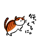 猫が挨拶（個別スタンプ：2）