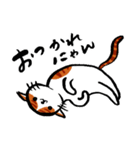 猫が挨拶（個別スタンプ：3）