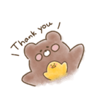 くまとひよこ（個別スタンプ：2）