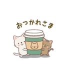 気持ちを伝えるねこ（個別スタンプ：34）