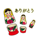 マトリョーシカで遊ぼう！（個別スタンプ：2）