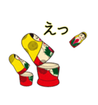 マトリョーシカで遊ぼう！（個別スタンプ：21）