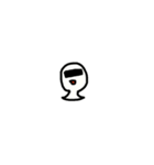 首（個別スタンプ：4）