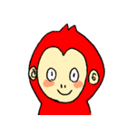 おさるのエテちゃん（個別スタンプ：1）
