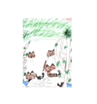 うろ覚えで書いたトラの絵2（個別スタンプ：6）