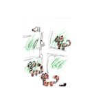 うろ覚えで書いたトラの絵2（個別スタンプ：8）