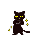 シンプル黒猫スタンプ（個別スタンプ：31）