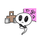 おばけのぼぼちゃん(秋冬）（個別スタンプ：9）