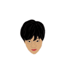 顔、顔、顔、、（個別スタンプ：2）