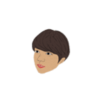 顔、顔、顔、、（個別スタンプ：8）