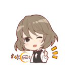 キラリちゃんと先輩スタンプ（個別スタンプ：3）