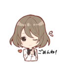 キラリちゃんと先輩スタンプ（個別スタンプ：7）