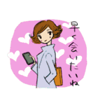 大人女子kokoron キュートに気持ちを伝える（個別スタンプ：34）