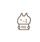 こんにちはしろいねこです。（個別スタンプ：15）