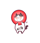 うちの猫たち。あずき（個別スタンプ：5）
