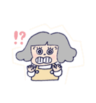 ほっこりおんなのこ スタンプ（個別スタンプ：2）
