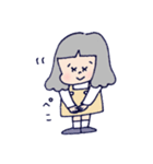 ほっこりおんなのこ スタンプ（個別スタンプ：3）