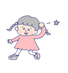 ほっこりおんなのこ スタンプ（個別スタンプ：6）