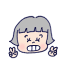 ほっこりおんなのこ スタンプ（個別スタンプ：11）