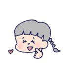 ほっこりおんなのこ スタンプ（個別スタンプ：22）