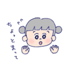ほっこりおんなのこ スタンプ（個別スタンプ：25）