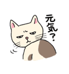 不機嫌なユルネコcat（個別スタンプ：3）