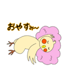 眠いです。オカメです。（個別スタンプ：6）