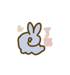 線の気ままに、うさぎ（個別スタンプ：2）