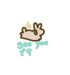 線の気ままに、うさぎ（個別スタンプ：10）