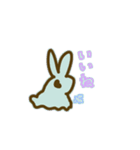 線の気ままに、うさぎ（個別スタンプ：14）