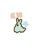 線の気ままに、うさぎ（個別スタンプ：16）