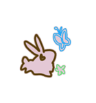 線の気ままに、うさぎ（個別スタンプ：21）
