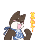 なにわの商人！？大阪生まれの柴犬、黒豆君！（個別スタンプ：10）