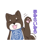 なにわの商人！？大阪生まれの柴犬、黒豆君！（個別スタンプ：24）