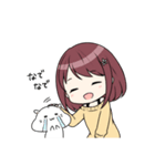 ゆるかわ白ハムスター しらたきちゃん（個別スタンプ：24）