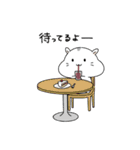 ゆるかわ白ハムスター しらたきちゃん（個別スタンプ：28）