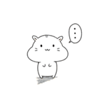 ゆるかわ白ハムスター しらたきちゃん（個別スタンプ：30）