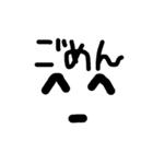 実用的顔文字スタンプ（個別スタンプ：12）