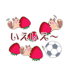 大人可愛いサッカー敬語ふんわりくまたん（個別スタンプ：35）