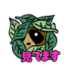 表現が下手なタヌキ（個別スタンプ：22）