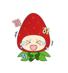 [かわいいイチゴ]ラブリーベリー2 (韓国語)（個別スタンプ：20）