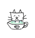 Happy 四角い猫（個別スタンプ：2）