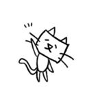 Happy 四角い猫（個別スタンプ：3）
